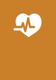 Health Professions EFA icon logo, a pulse symbol over a heart